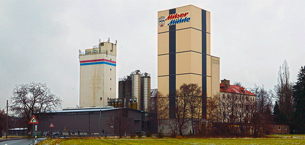 Historische Aufnahme der Milser Mühle