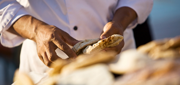 Bäckerei-Kunden der Milser Mühle