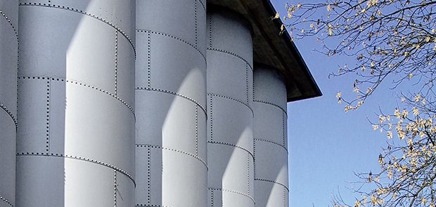 Mehl- und Getreidesilos
